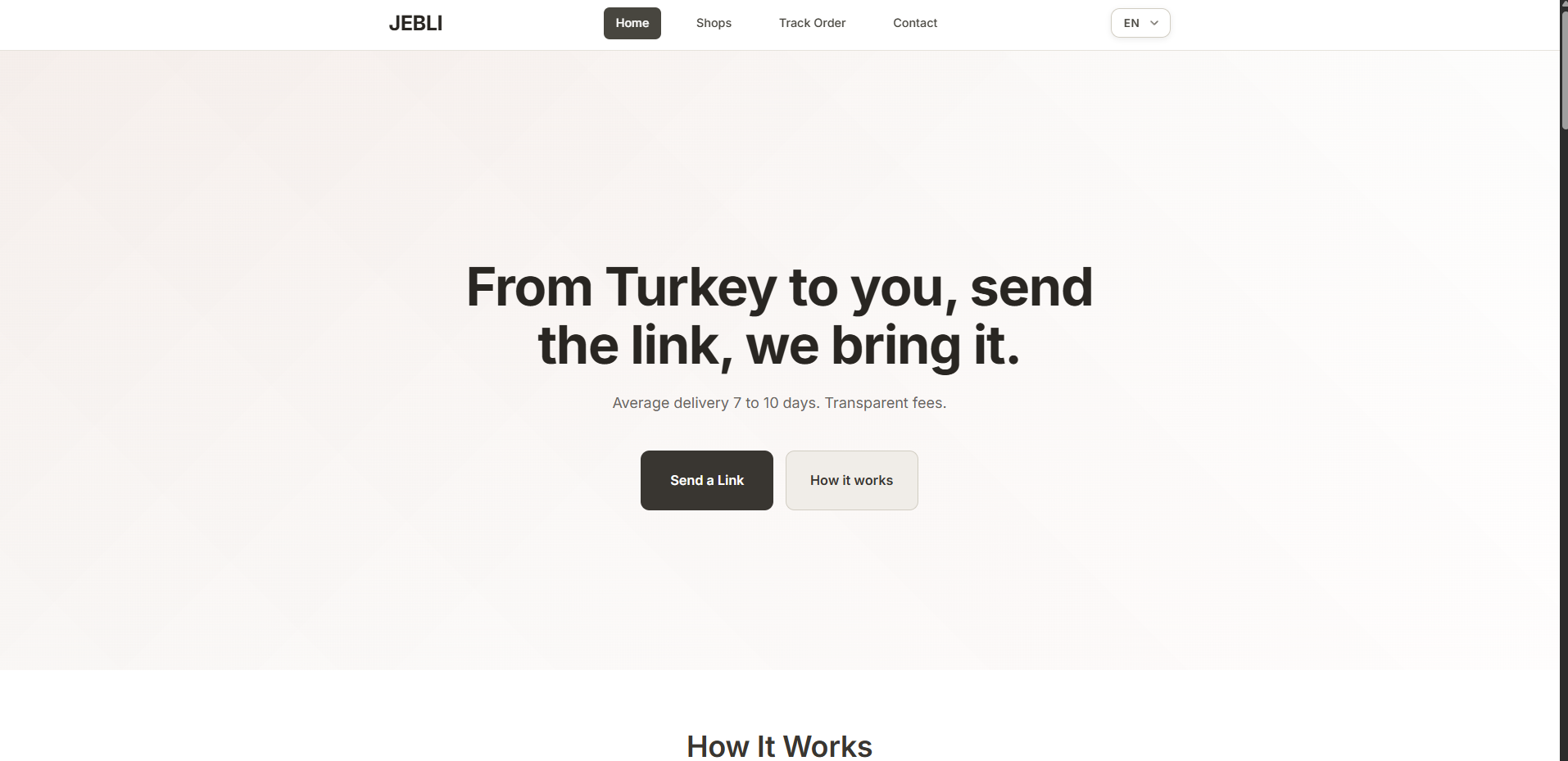 Jebli Shop project